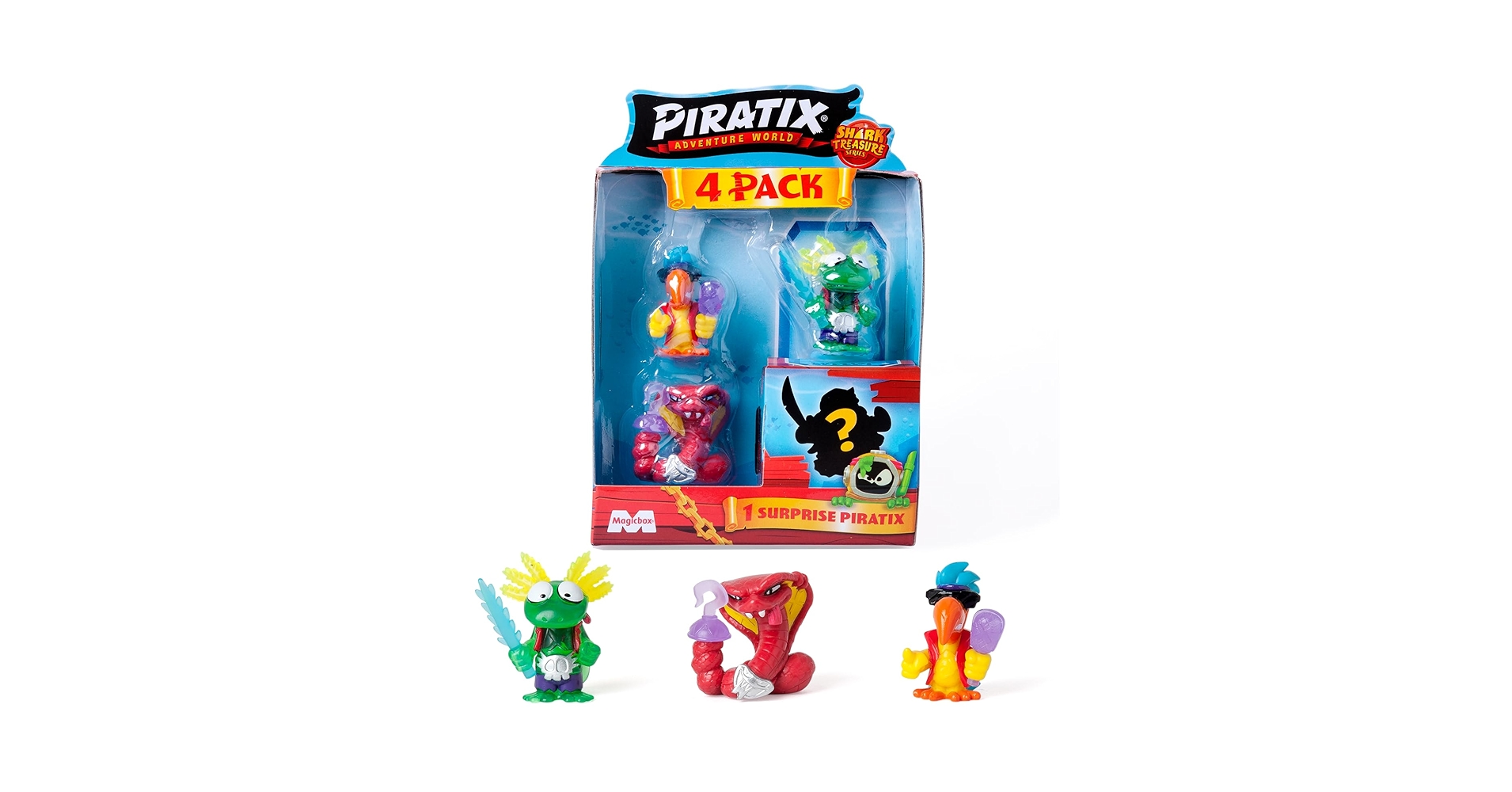 【コレクターズアイテム】ビックスジャスパー Amazon.com: PIRATIX ADVENTURE WORLD Shark Treasure Series, Pack of